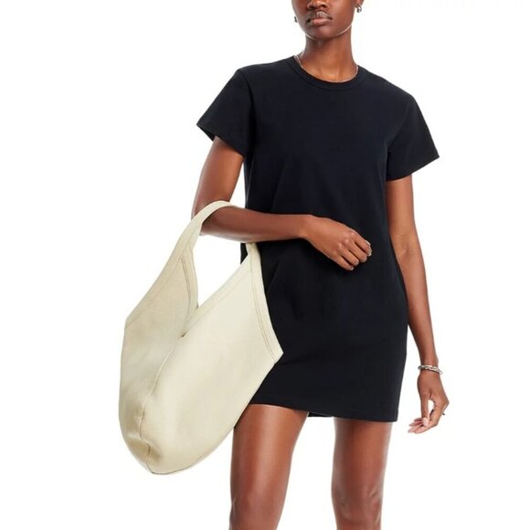 NWT Serra by Joie Rucker Dress Premium Boutique Mini Shift T Shirt Gray Medium - Picture 1 of 7